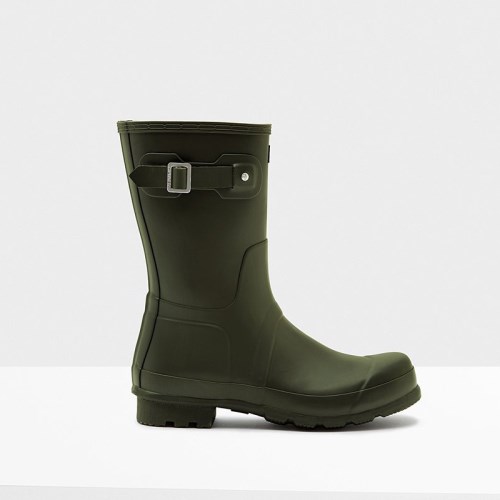 Hunter Original Short Rain Boots For Mens - NZ E9485